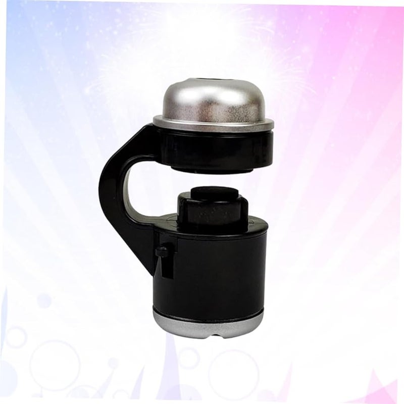 STOBOK 30x Magnification Pocket Microscope with LED Light for Phone Macro Lens - Image 2